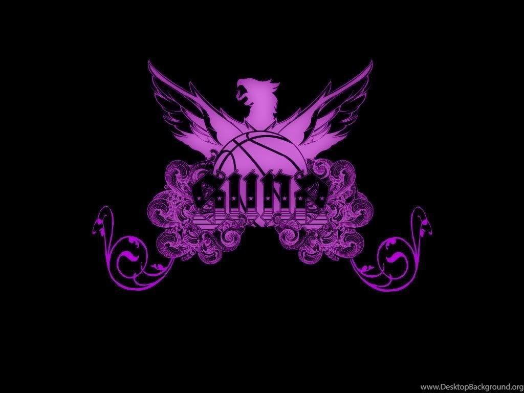1024x768 Phoenix Suns Violet Wallpaper Desktop Background