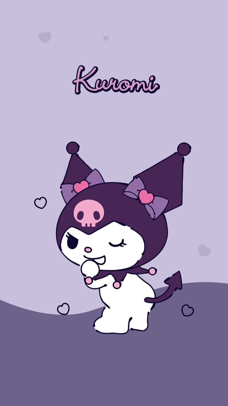 736x1308 Kuromi Cute Wallpaper