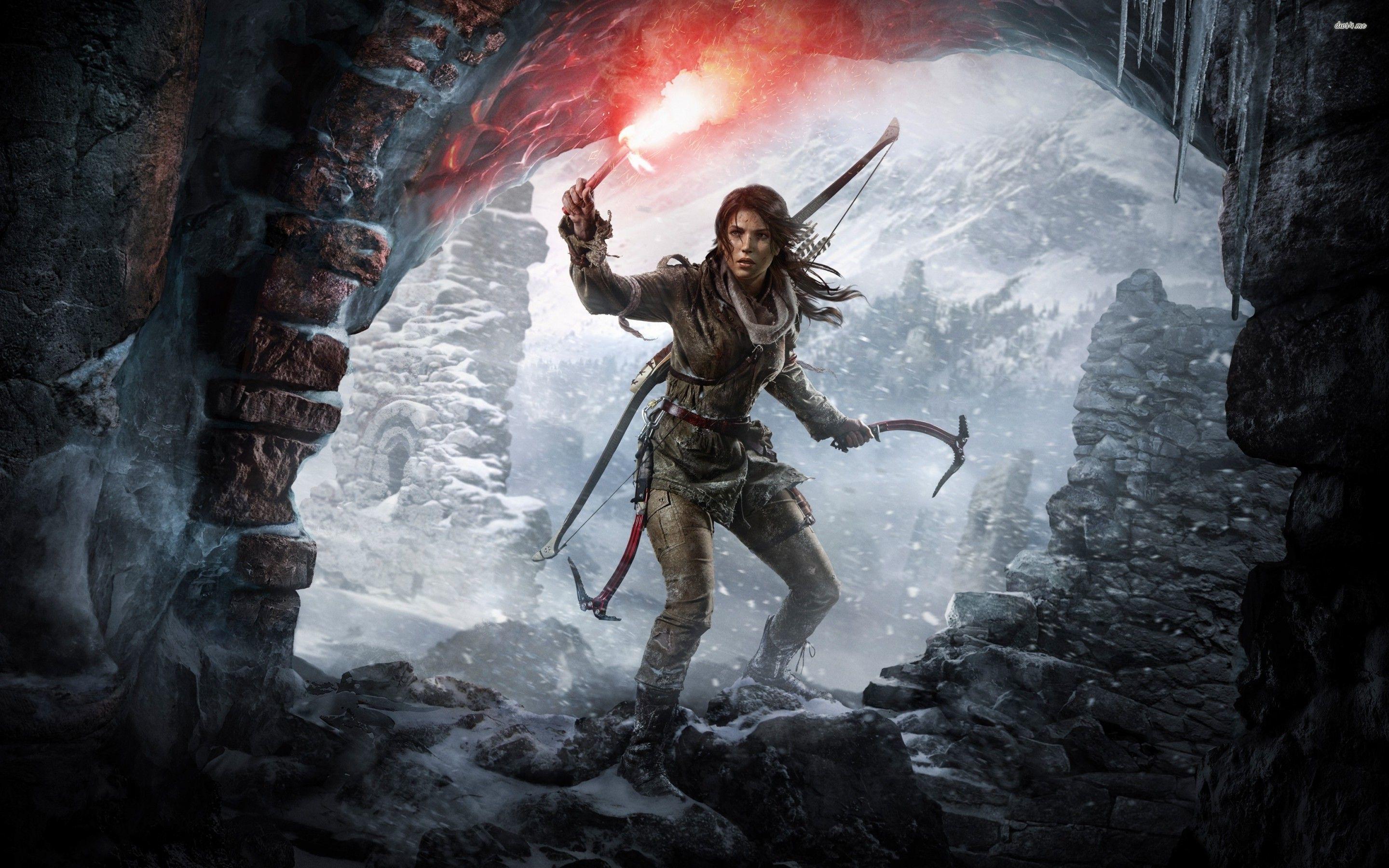 2880x1800 Rise of the Tomb Raider wallpaper wallpaper