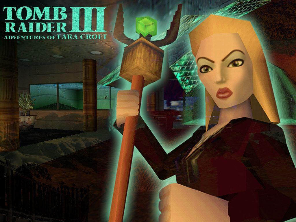 1024x768 Tomb Raider III of Lara Croft Title Screen S