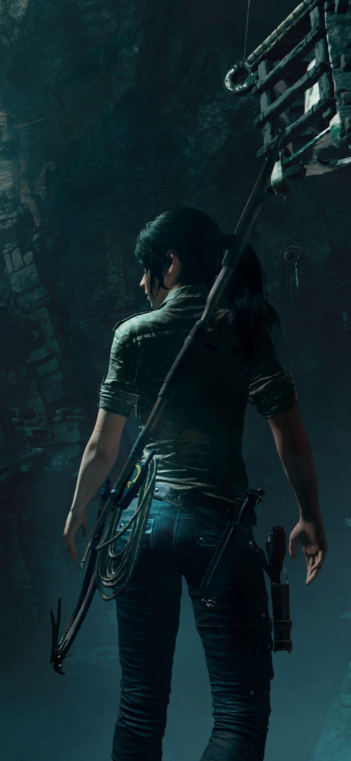 1125x2436 Shadow Of The Tomb Raider Video Game 4k iPhone XS