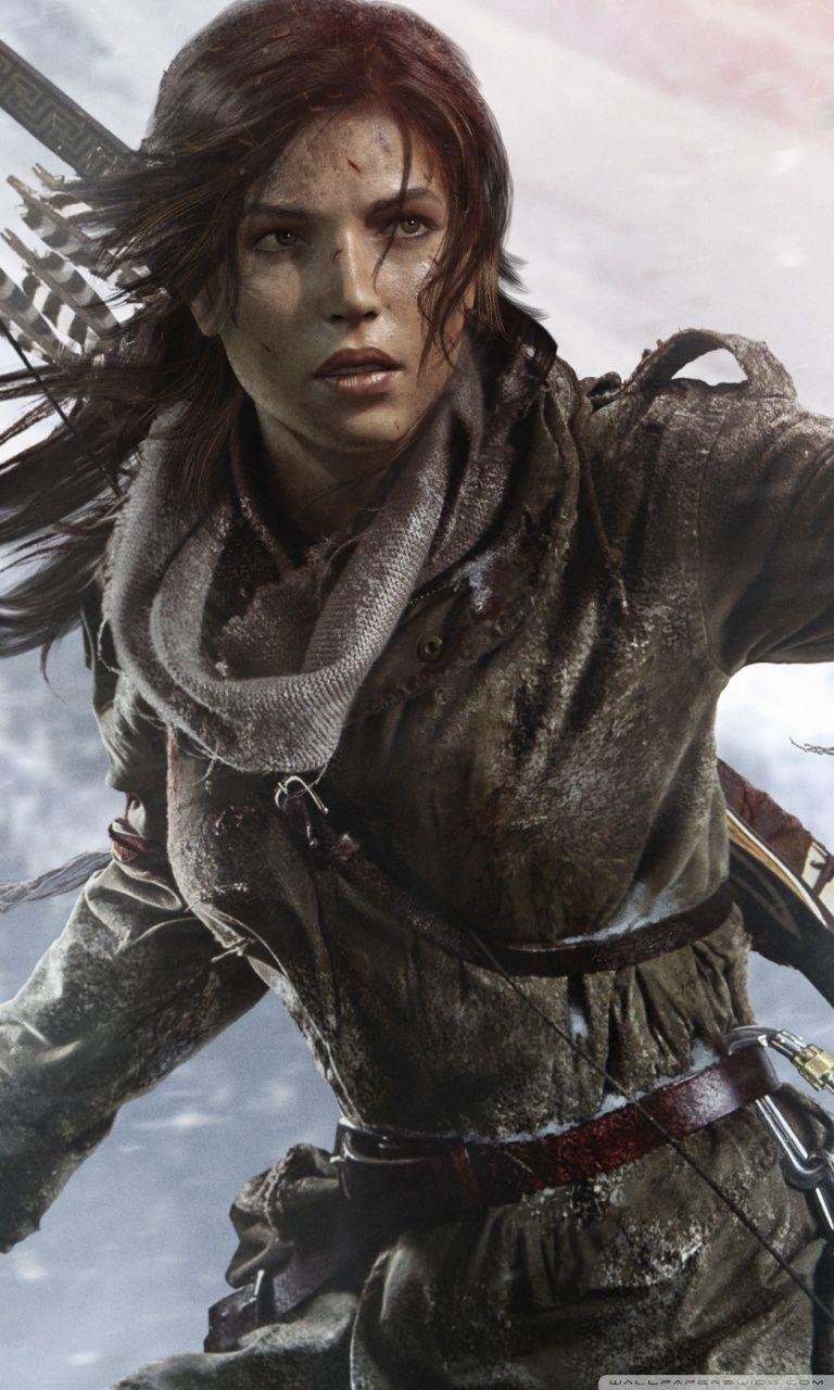 768x1280 Tomb Raider Girl Lara Croft HD Wallpaper