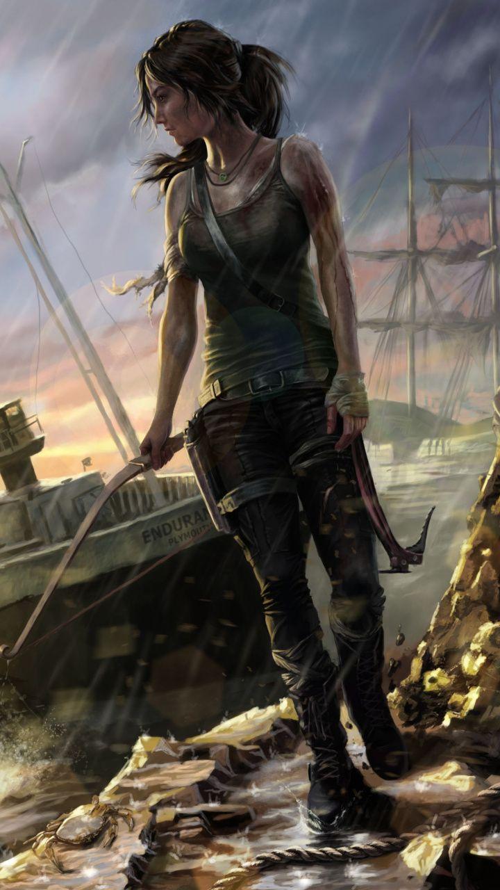 720x1280 Creative Arts, Tomb Raider, Sky, Art, Mythology HD Wallpaper