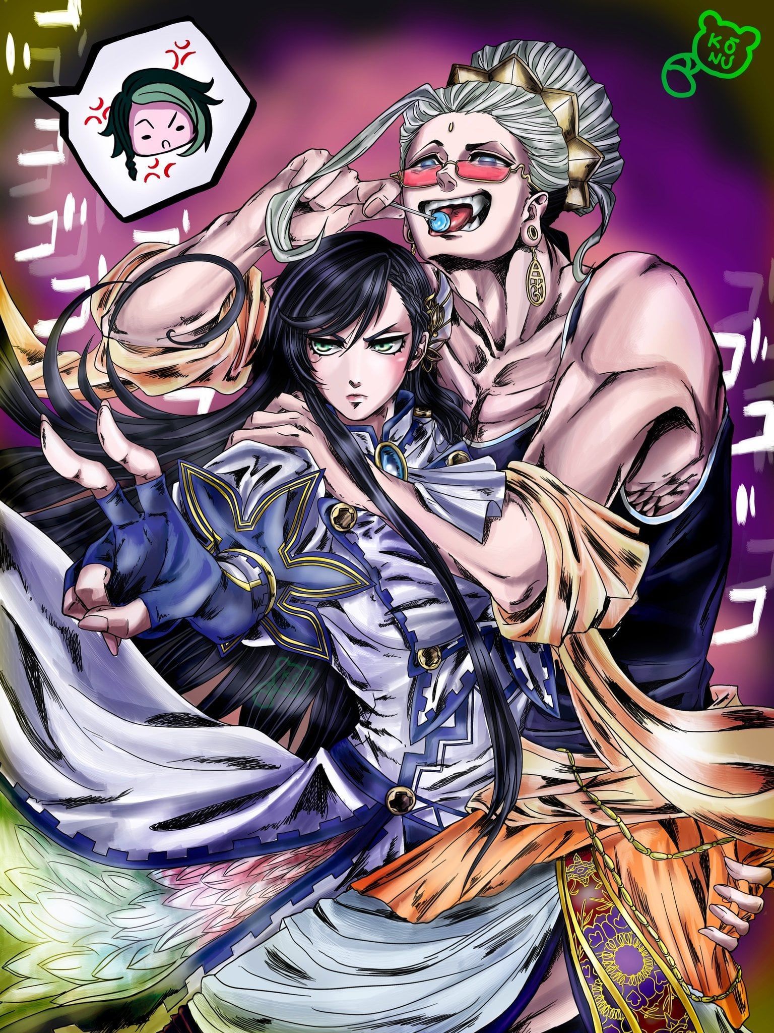 1536x2048 Brunhilde and Buddha : r