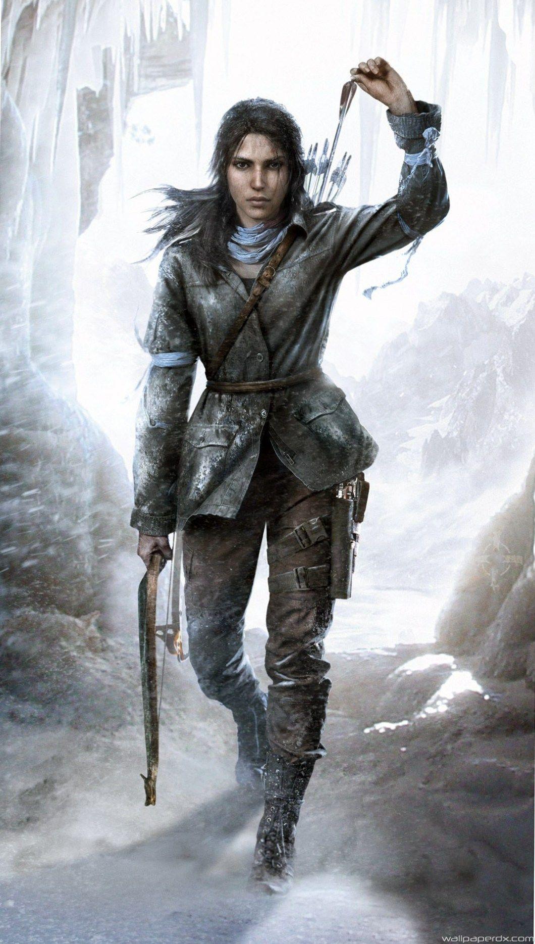1060x1869 Rise Of The Tomb Raider Ios Wallpaper