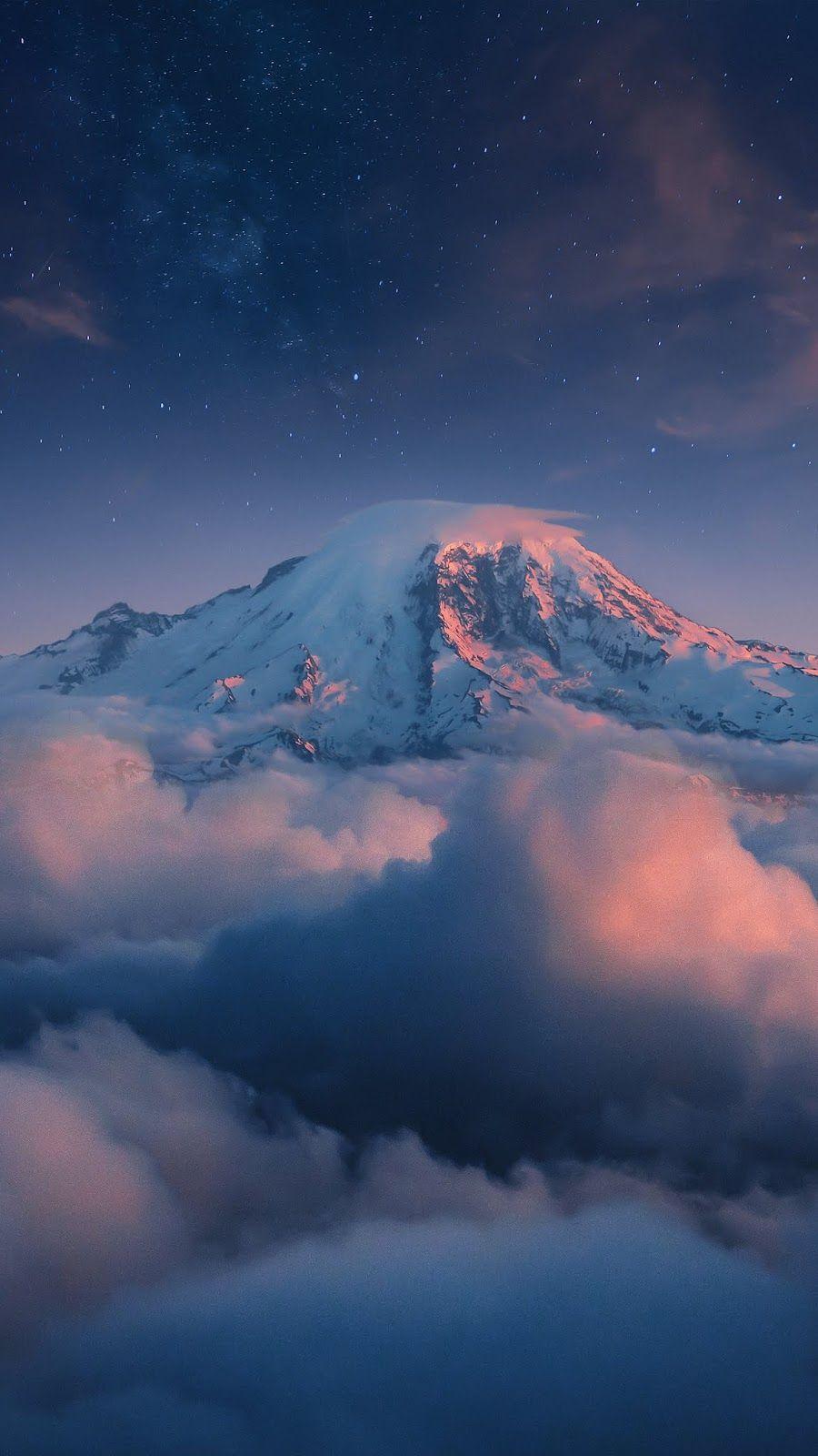 900x1600 Cloudy mountain. explore. iPhone wallpaper mountains