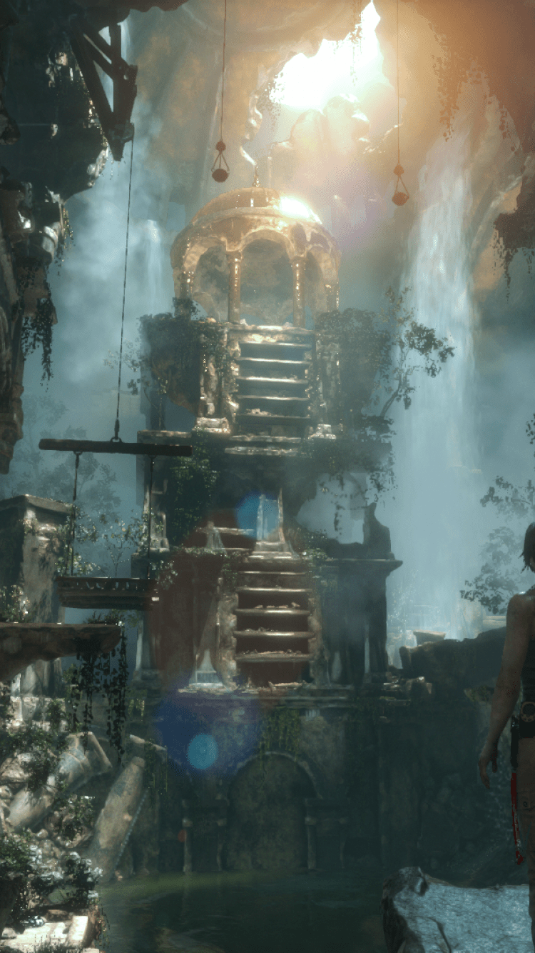 750x1334 Rise of The Tomb Raider 4K HD Wallpaper for Desktop