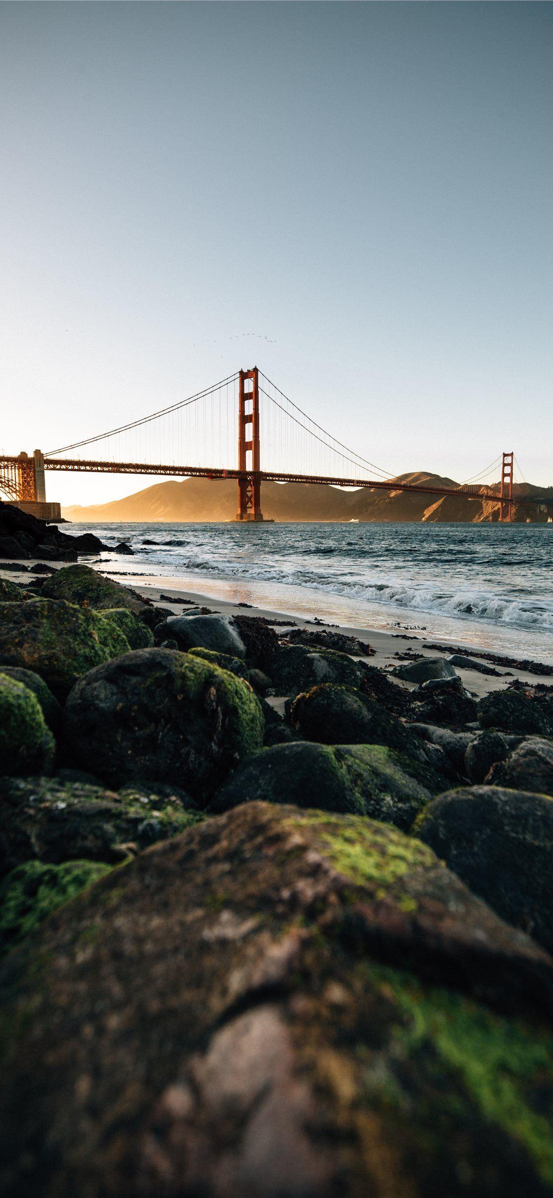 1125x2436 Golden Gate Bridge San Francisco at daytime iPhone 11 Wallpaper