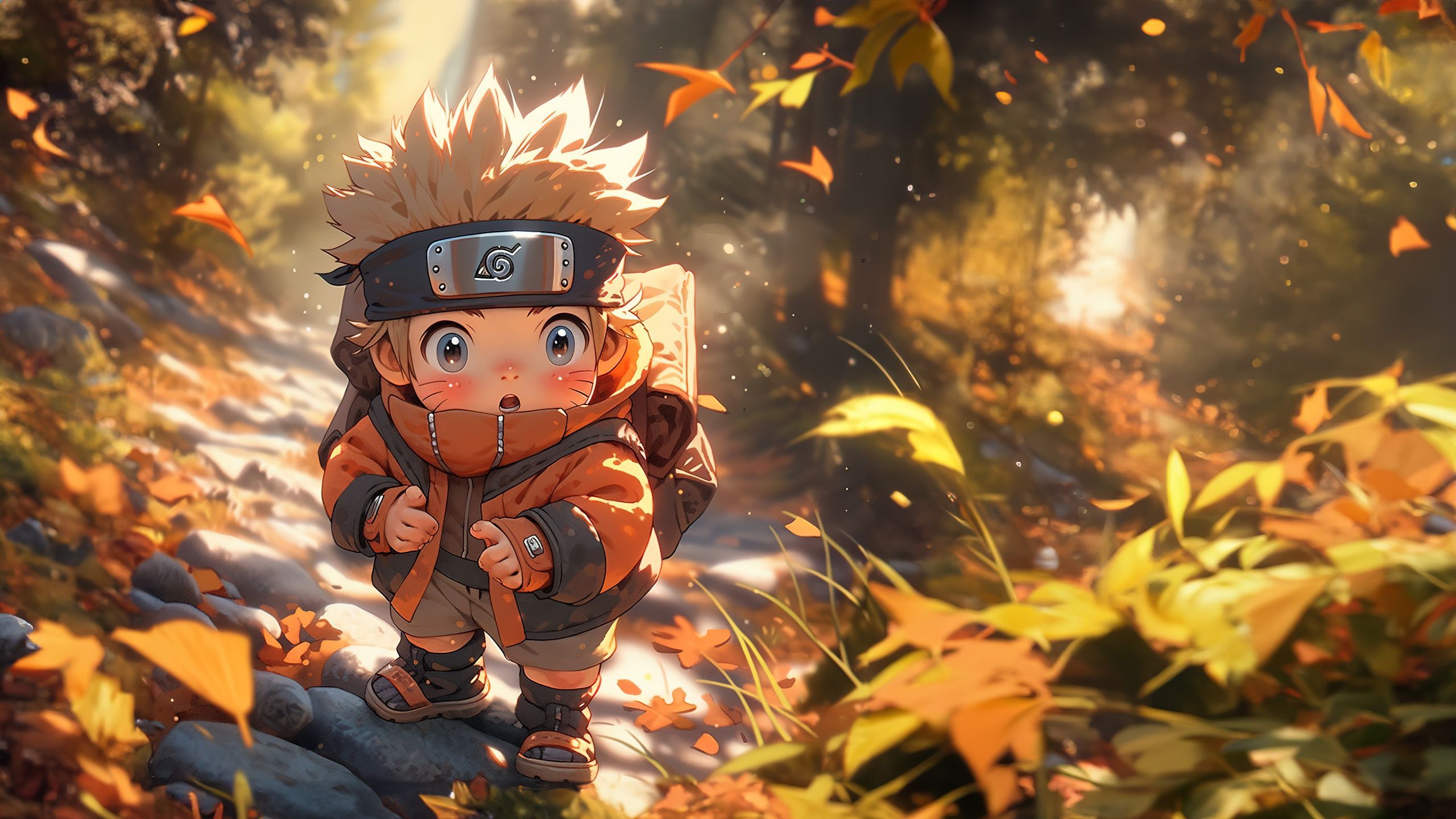 2560x1440 Naruto Uzumaki Wallpaper 4K, Autumn