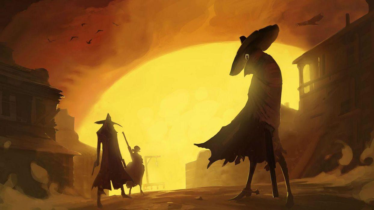 1244x700 SECRET PONCHOS Spaghetti Western shooter country 1sponchos