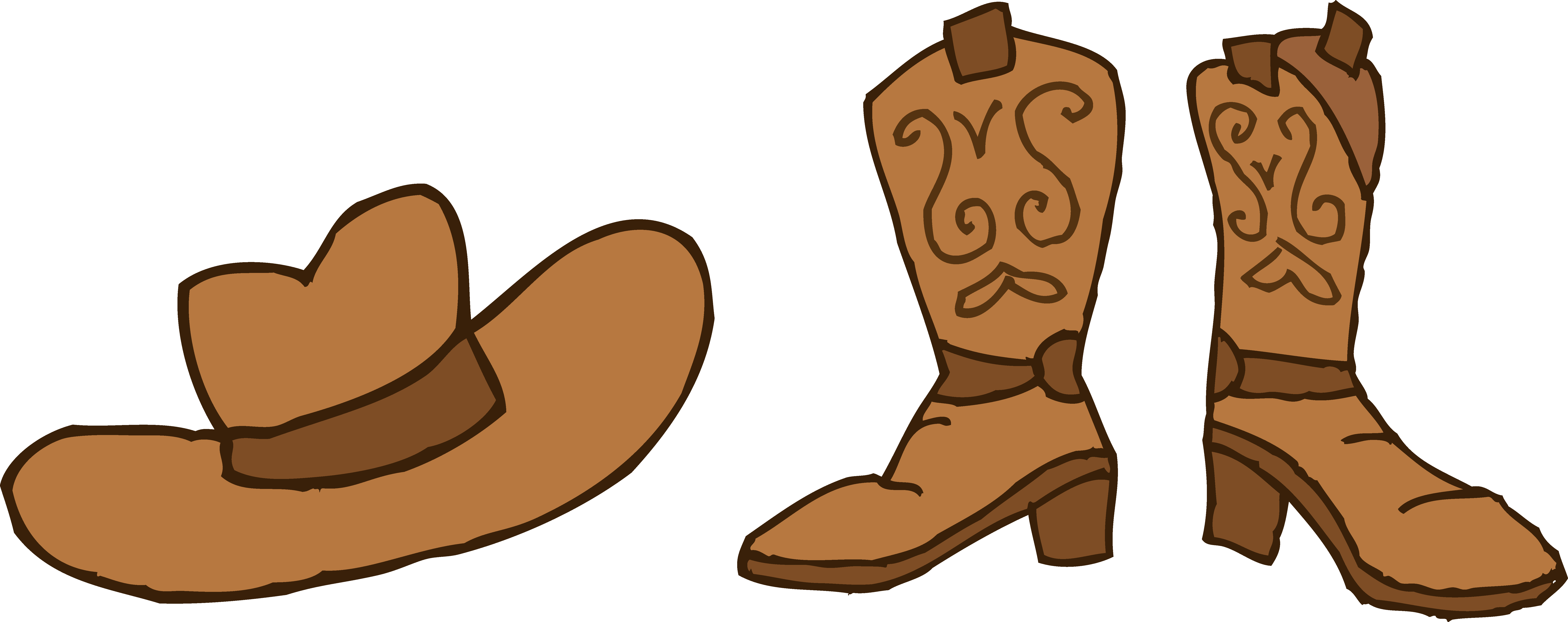 8323x3300 Free Picture Of Cowboy Boots And Hats, Download Free Clip