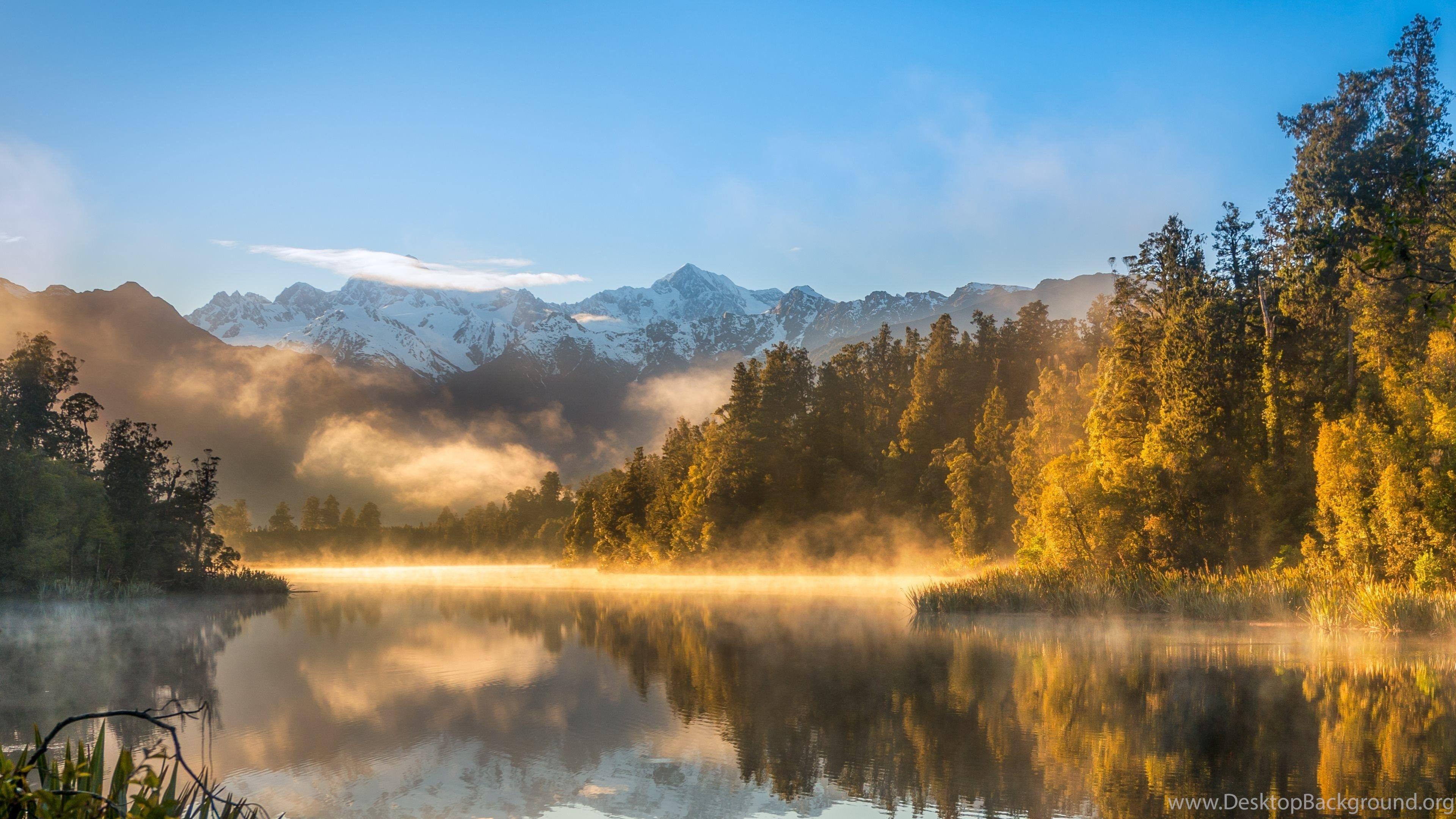 3840x2160 Autumn Landscape & Winter Landscape Wallpaper - HD