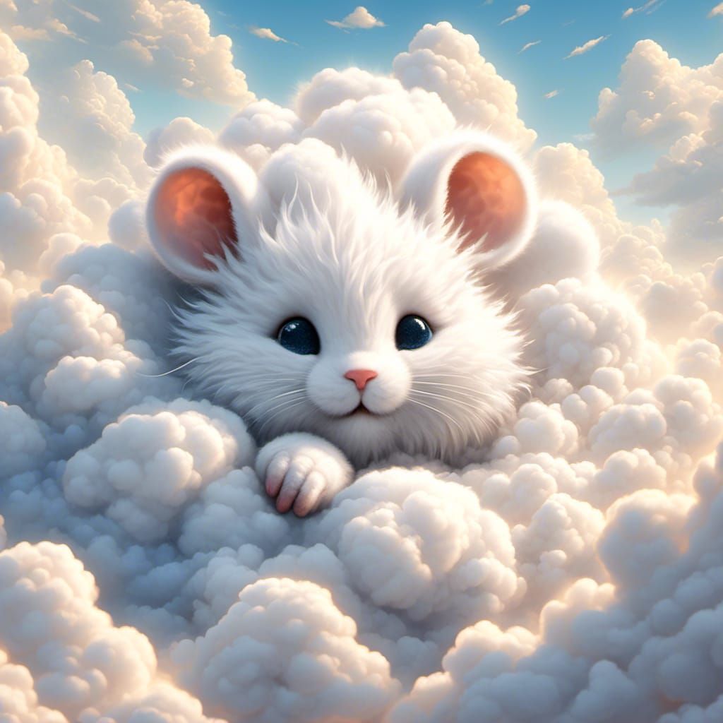 1024x1024 lora:Cloud Animals