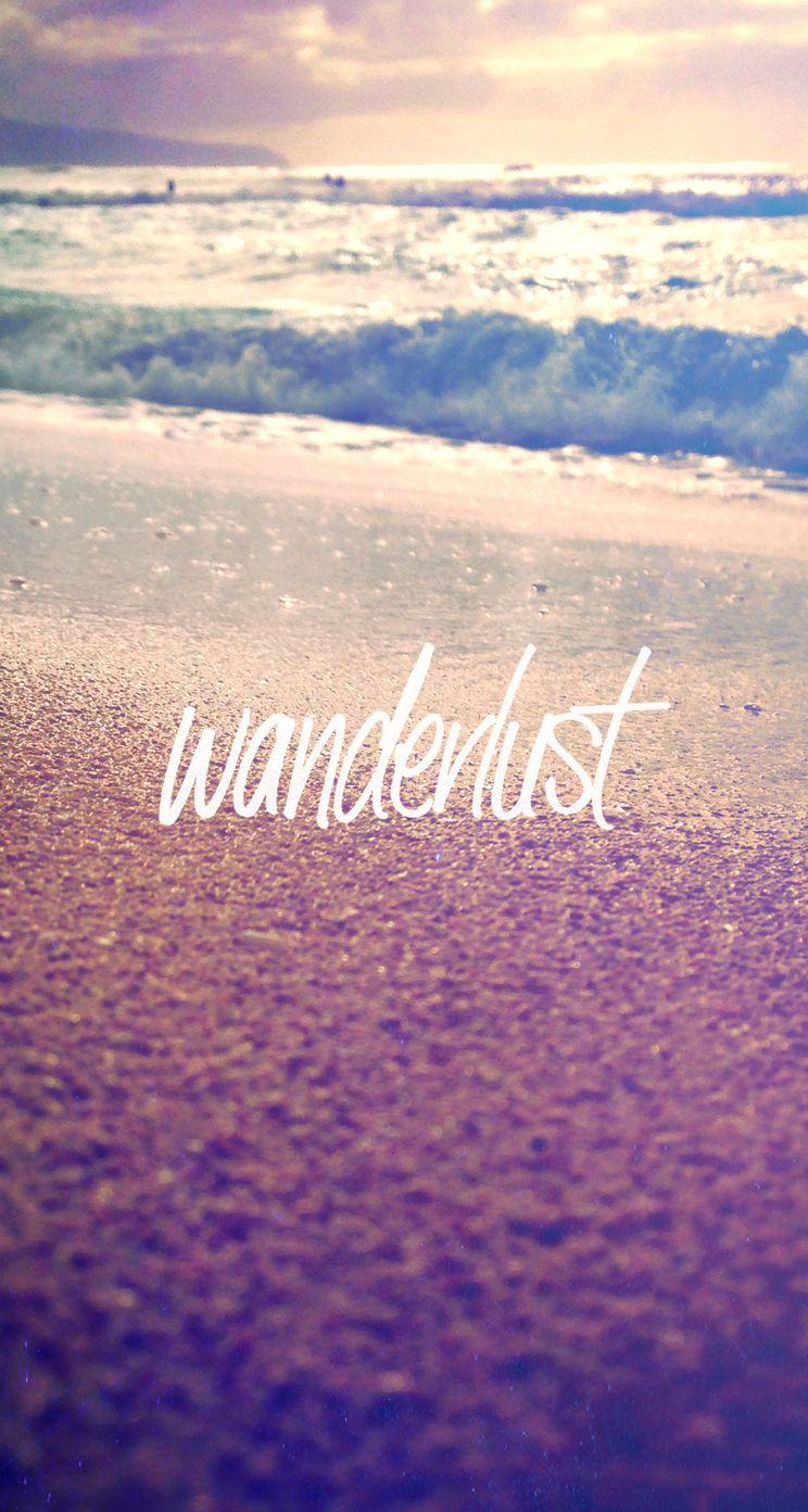 744x1392 Wallpaper with travel quote