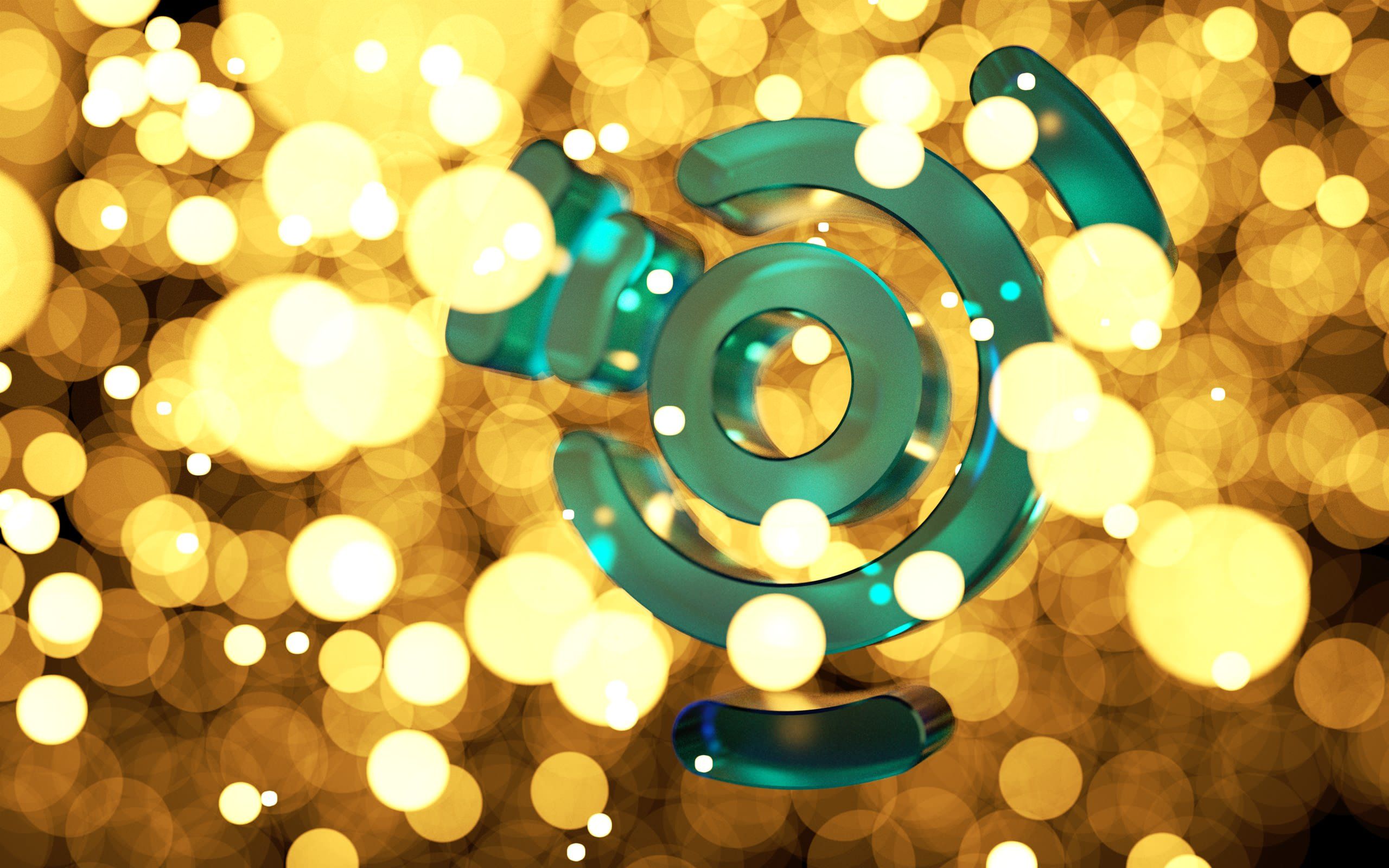2560x1600 Wallpaper circles, Ubuntu, Studio III