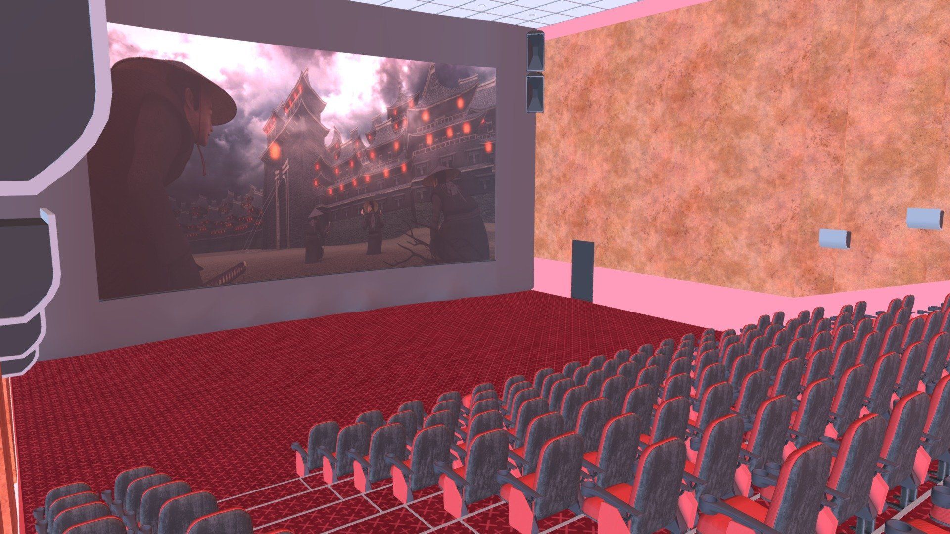 1920x1080 Cinema Hall model