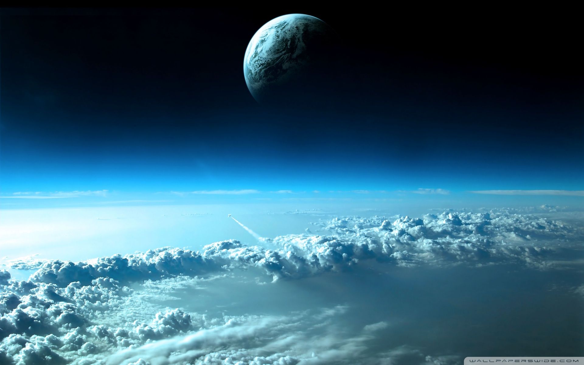 1920x1200 Beautiful Space View Ultra HD Wallpaper