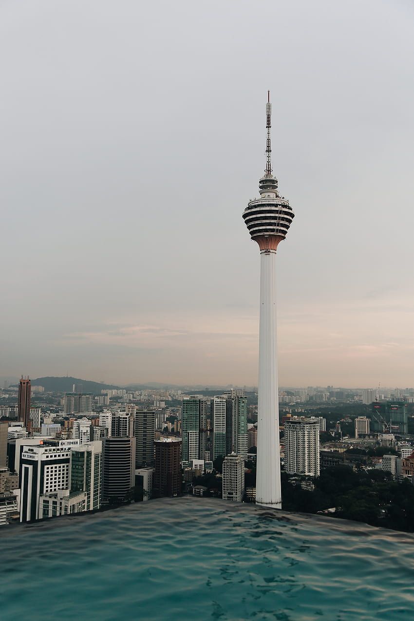 850x1275 Kuala lumpur tower, kl tower HD phone
