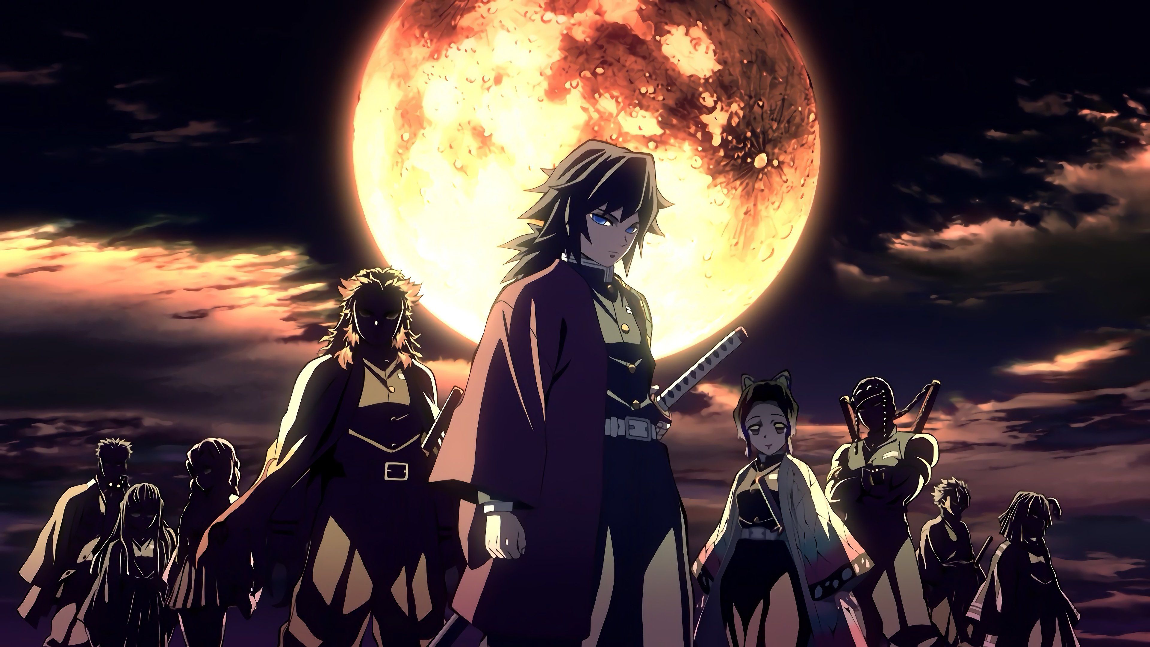 3840x2160 Demon Slayer Corps Anime Wallpaper 4k