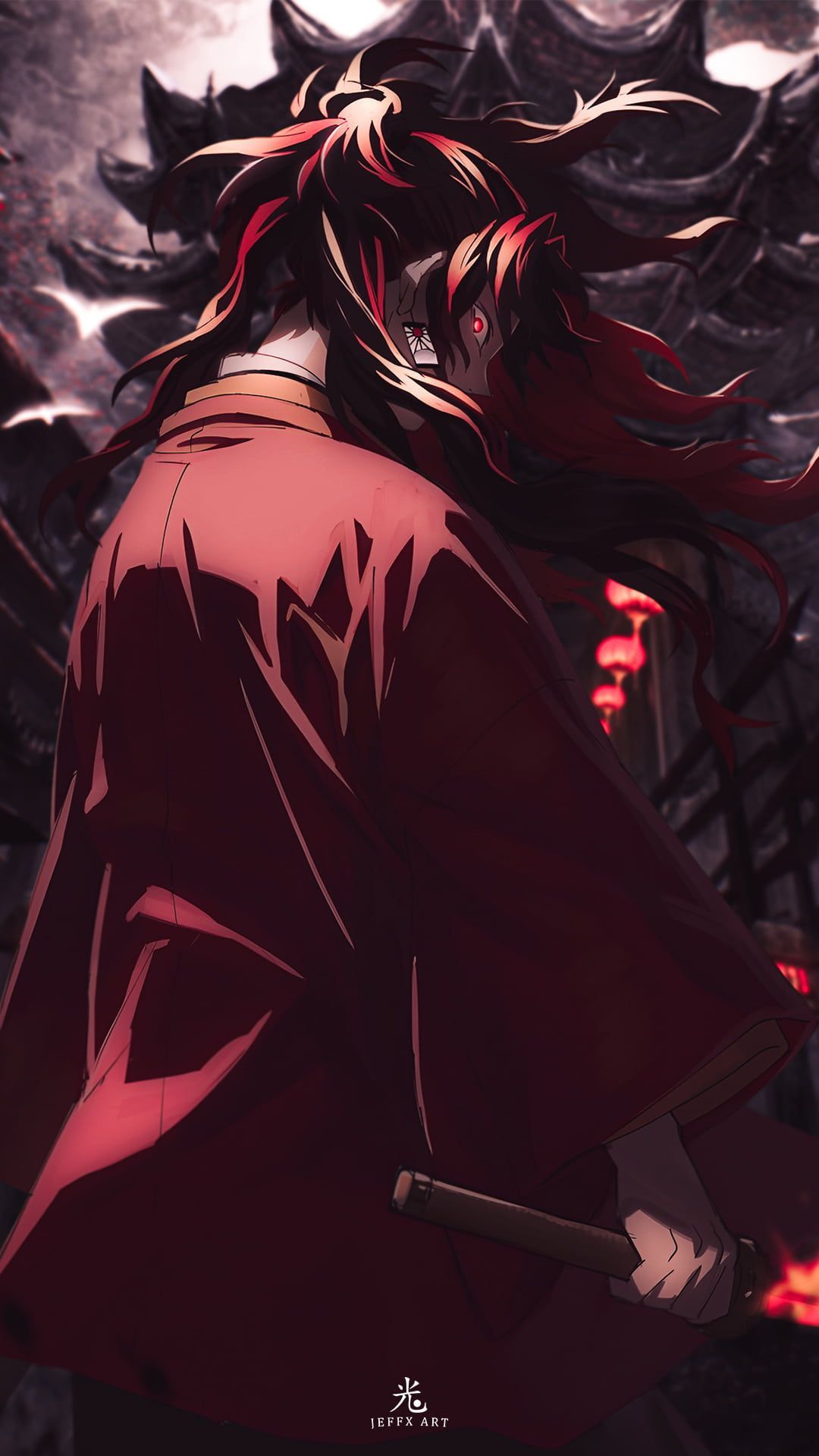 1080x1920 Demon slayer HD wallpaper for phone