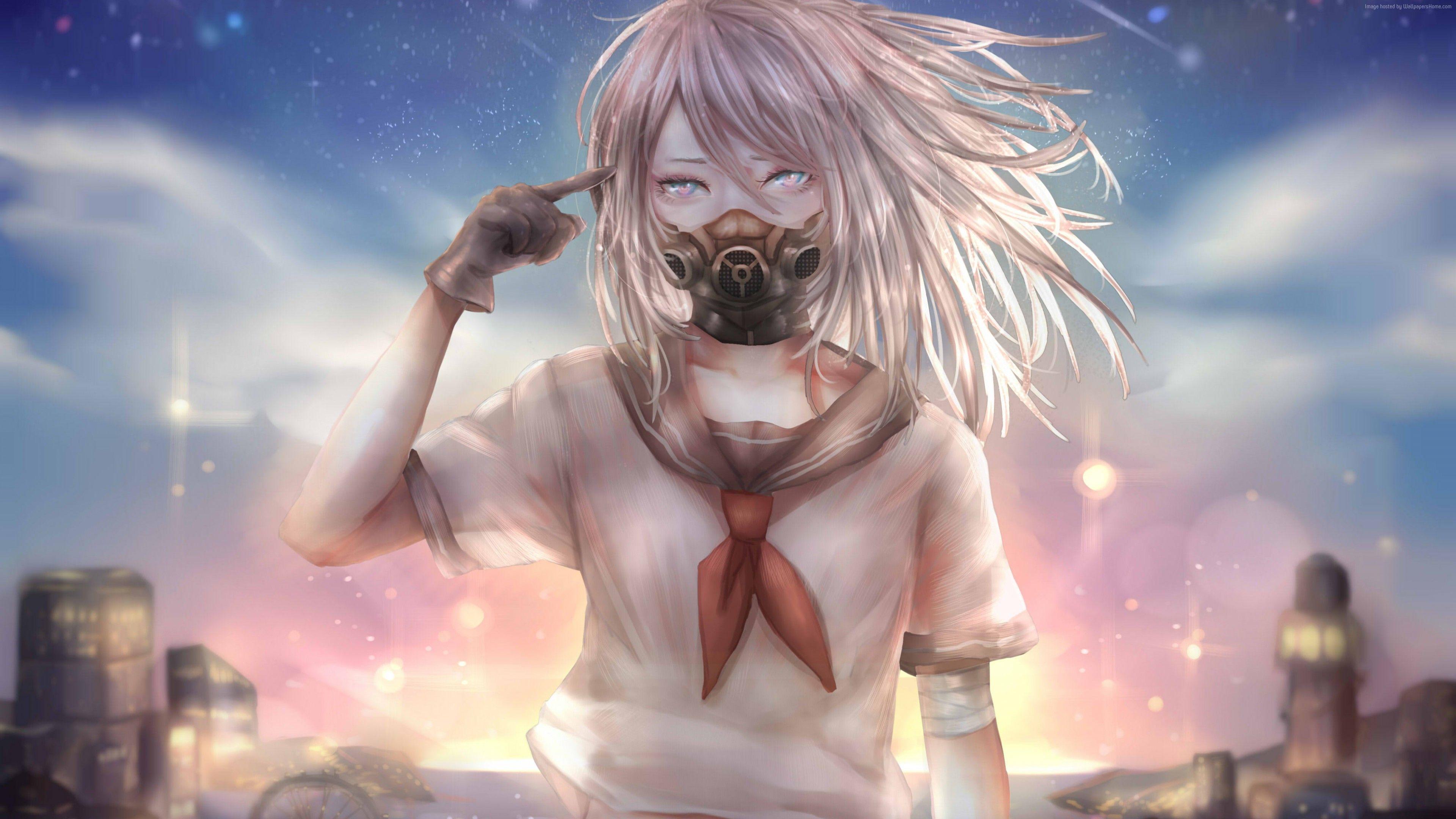 3840x2160 Wallpaper Urban, girl, 4K, Art Wallpaper Download