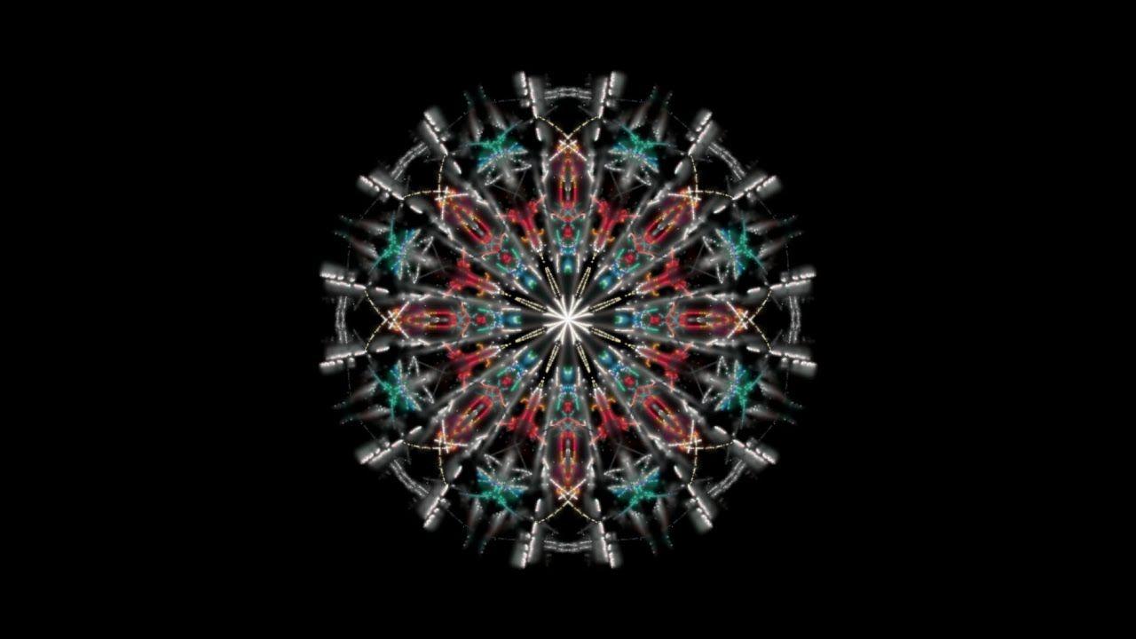1280x720 Trippy Kaleidoscope Mandala