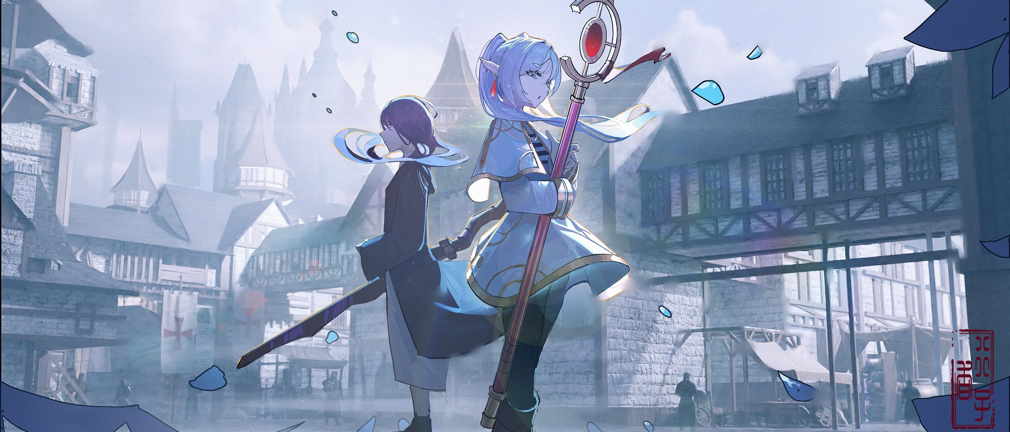 3508x1501 Anime Frieren: Beyond