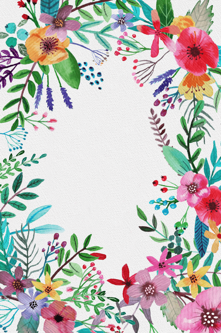 772x1160 Vintage Floral Background Pink Cute Flowers Wallpaper