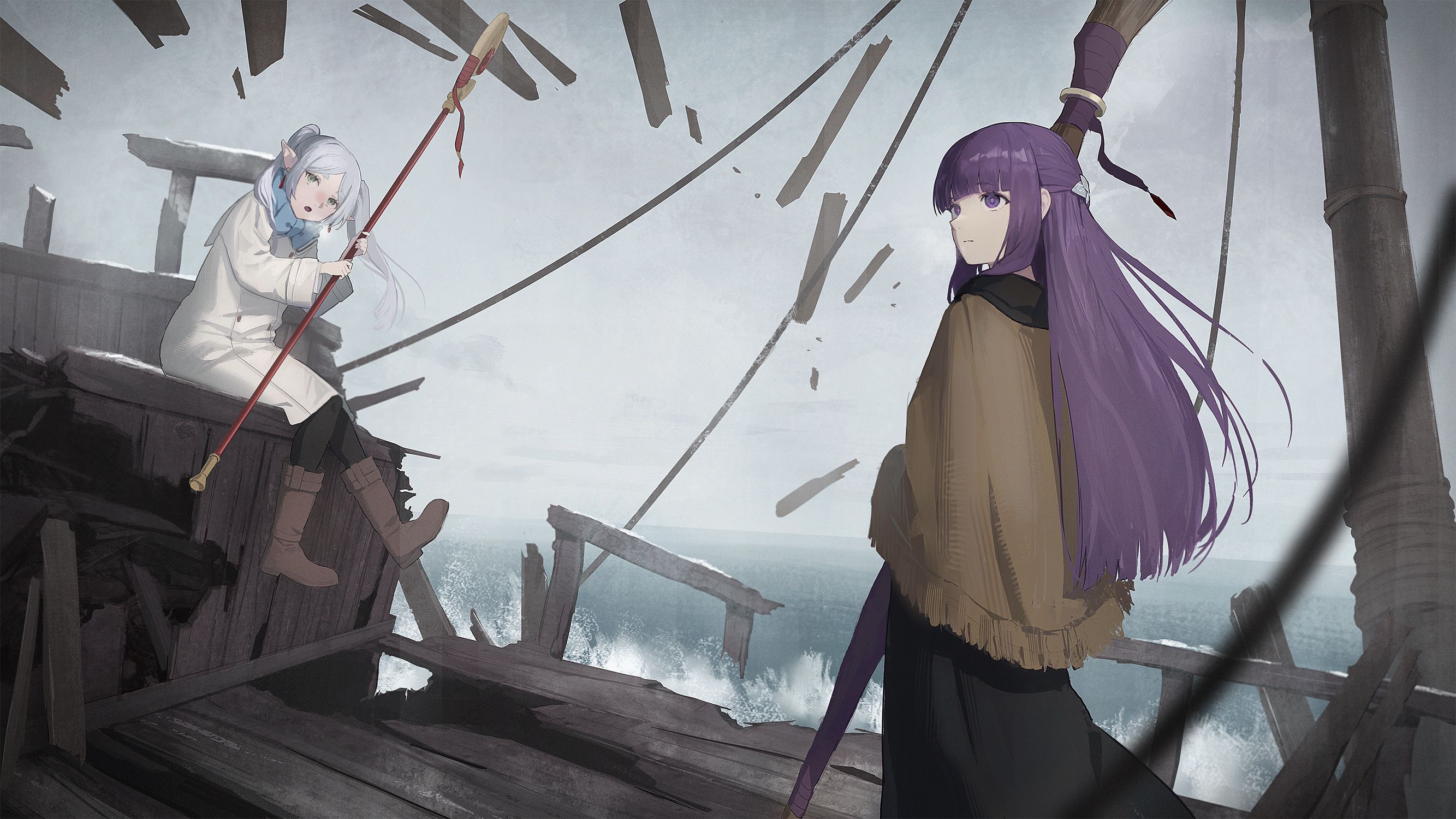 2667x1500 Anime Frieren: Beyond
