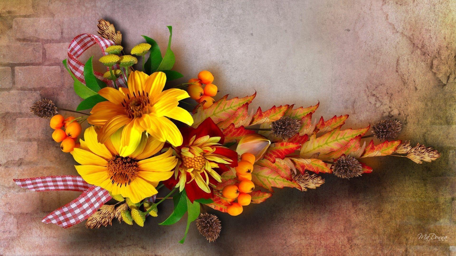 1920x1080 Fall Pumpkin Wallpaper