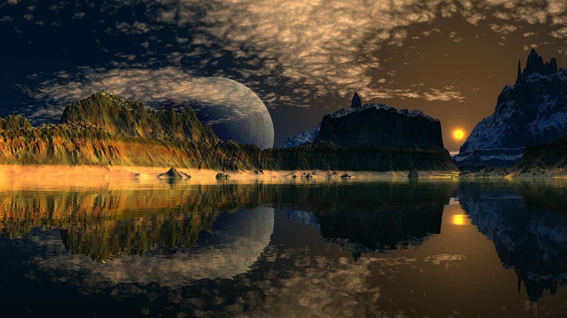 1920x1080 Computer Background Cool Desktop Landscape Lake Desktops
