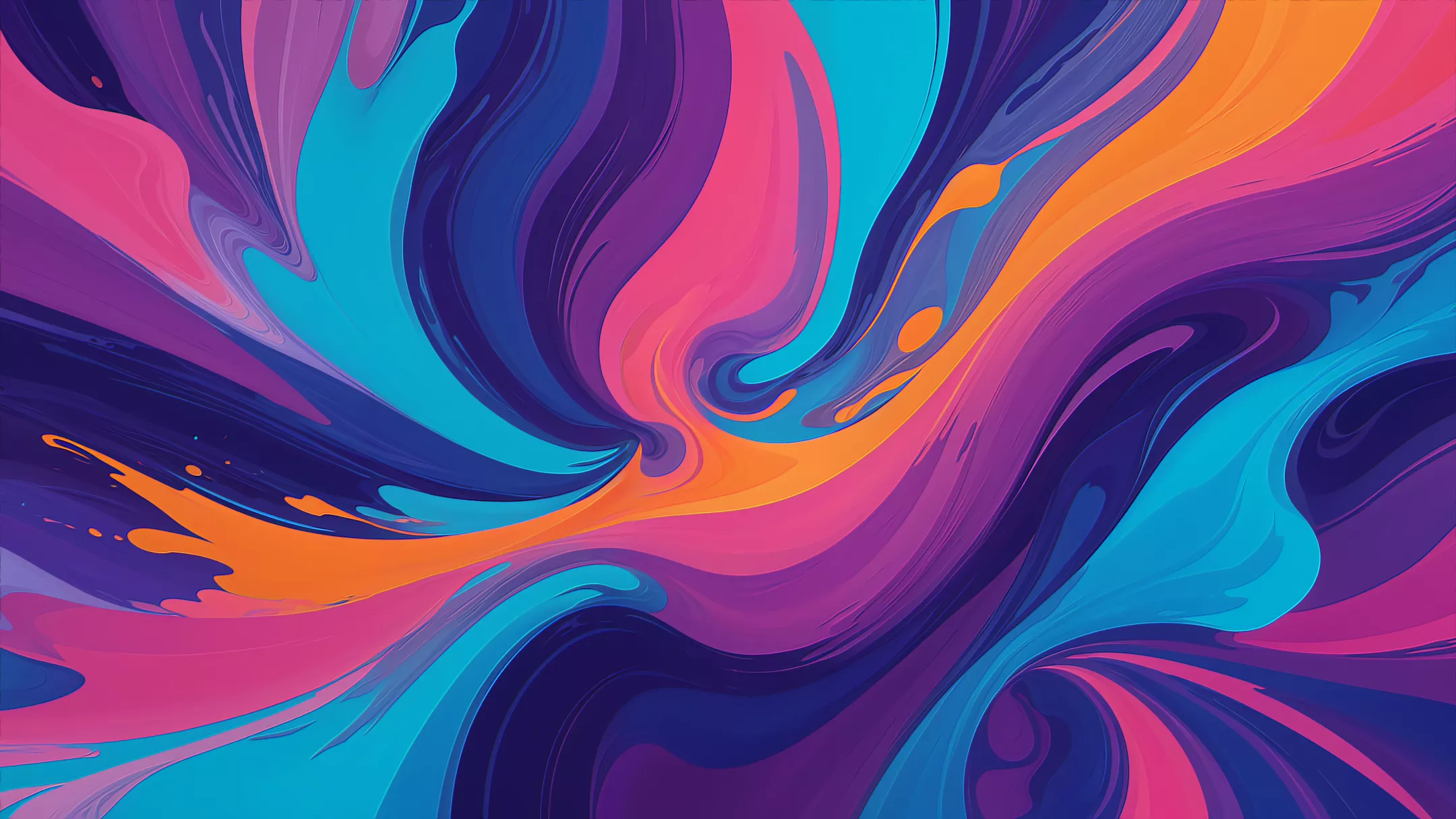 2160x1215 Abstract Colorful Swirl Wallpaper
