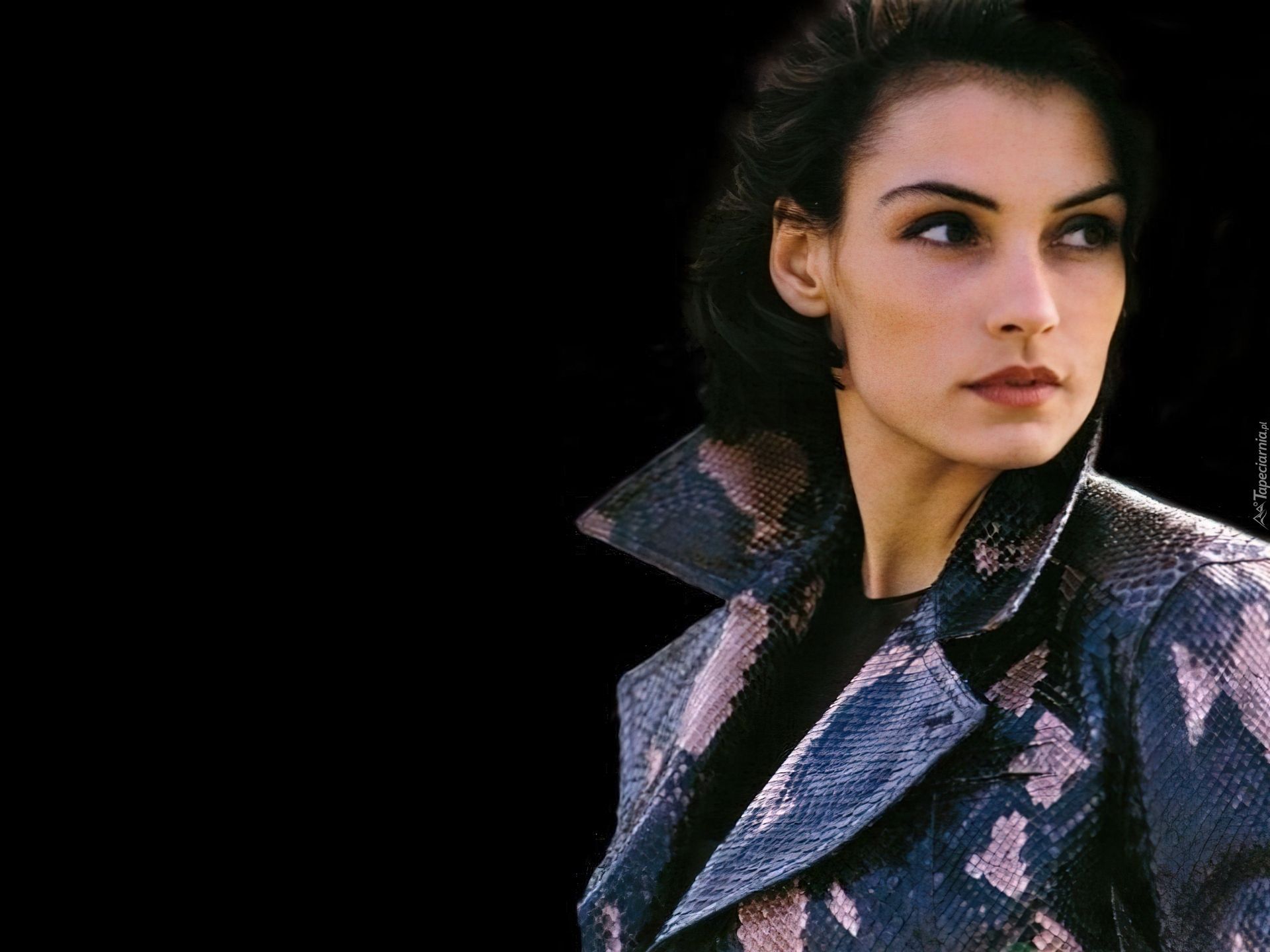 1920x1440 twarz, Famke Janssen