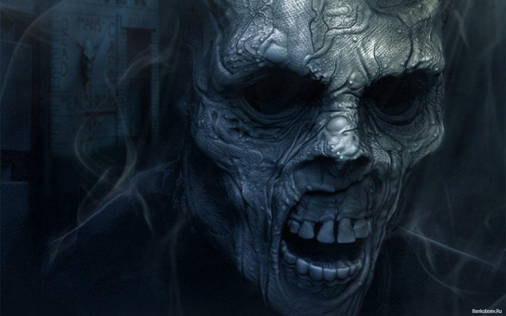 1920x1200 Dark Creepy Creature Dark Zombie Gothic Horror Wallpaper