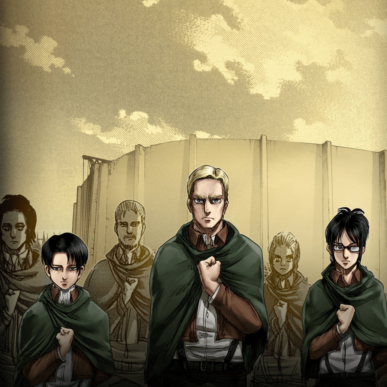 Erwin And Levi Wallpapers Top Free Erwin And Levi Backgrounds Wallpaperaccess