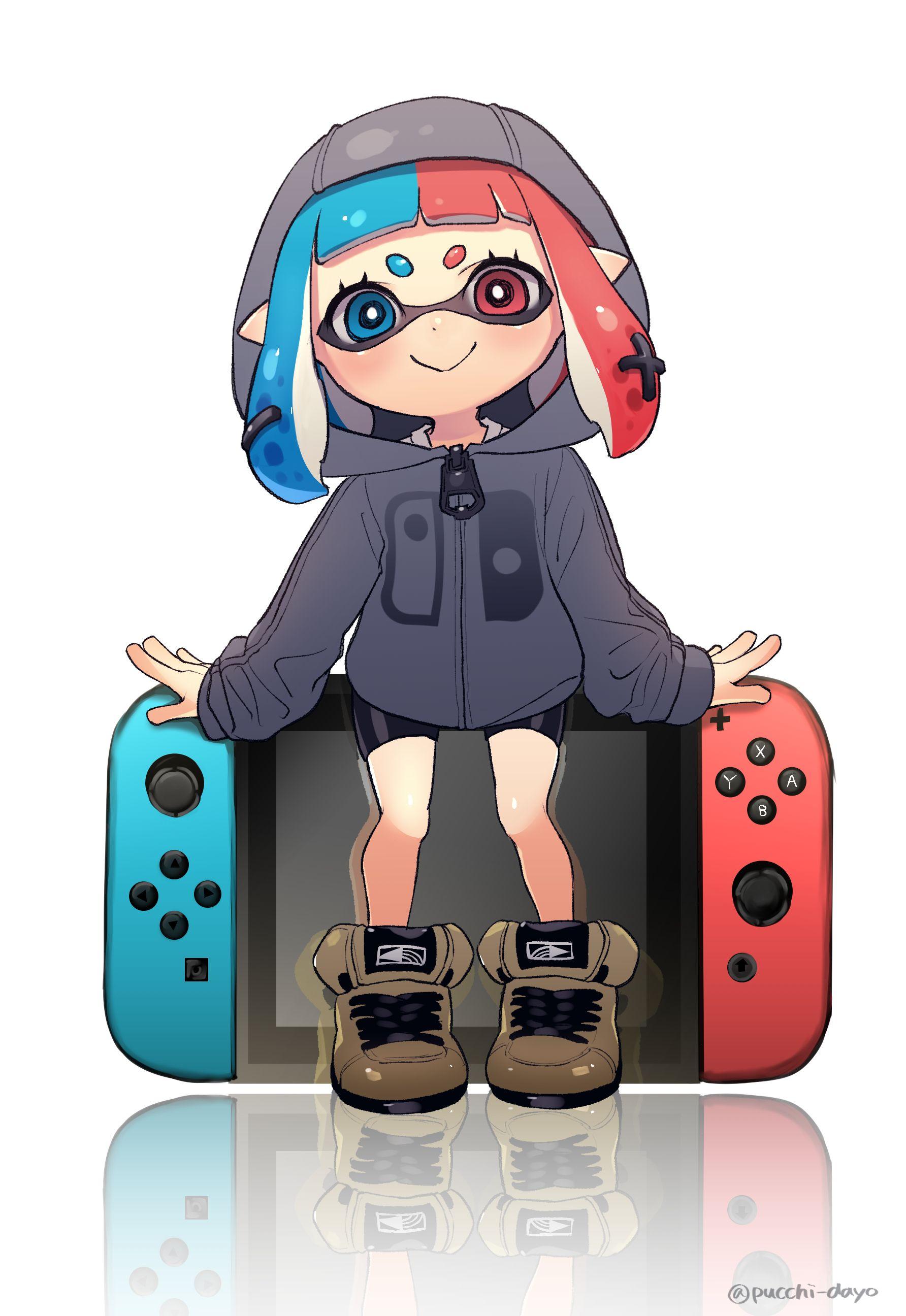 1784x2592 Inkling (Splatoon) Mobile Wallpaper