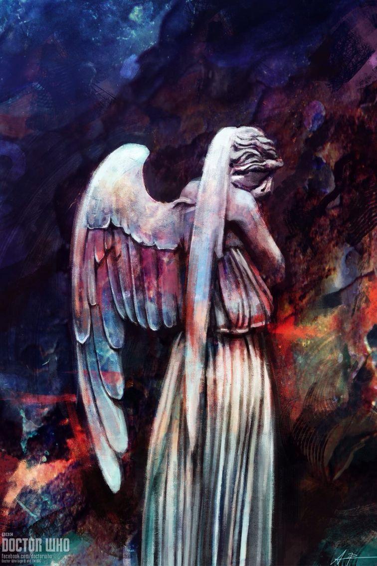 756x1136 Doctor who weeping angel phone wallpaper. doctor who