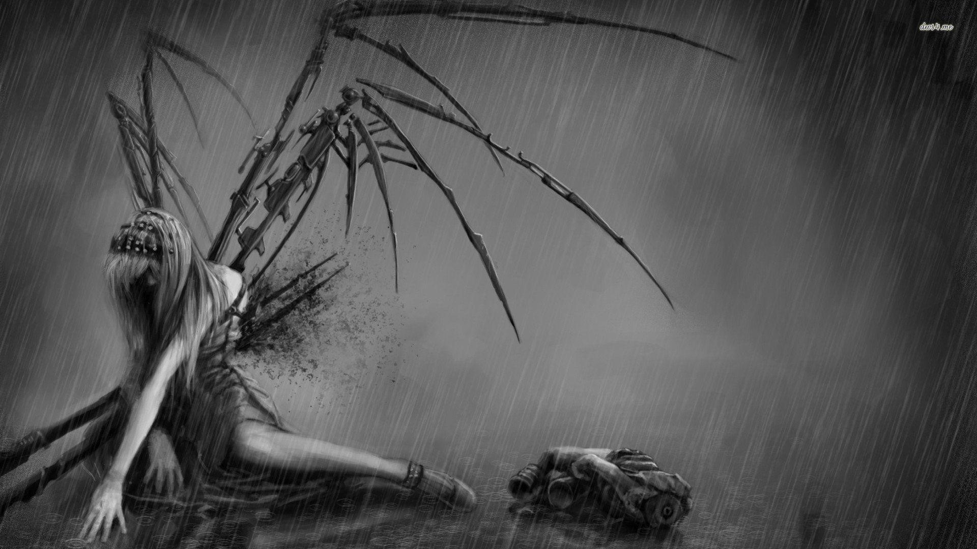 1920x1080 Fallen Angel Wallpaper For iPhone