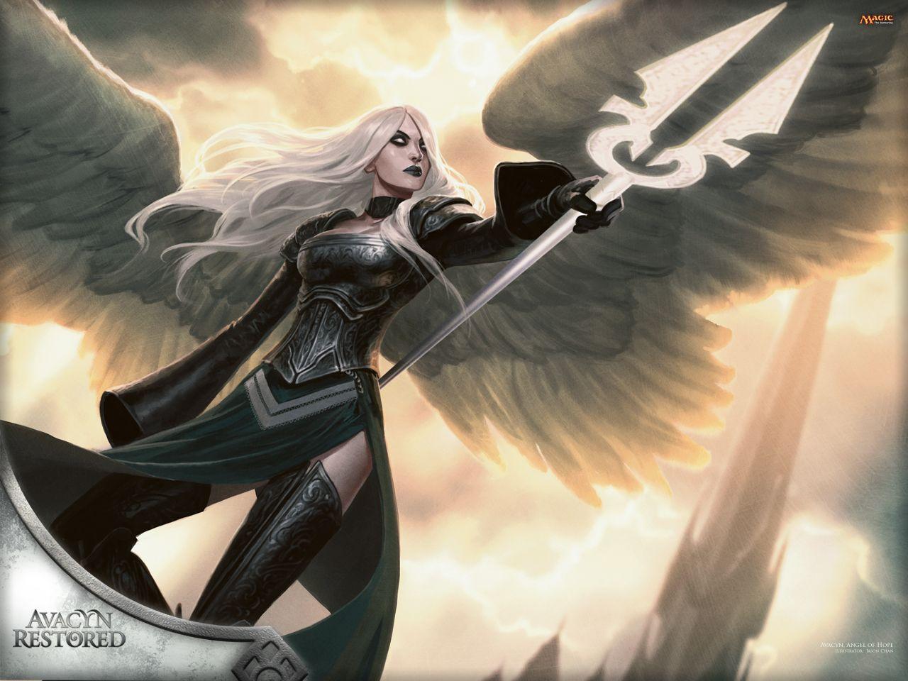 1280x960 Magic The Gathering Angel Wallpaper at