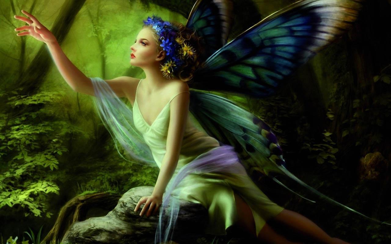 1280x800 HQFX Fairy Background Wallpaper for Free