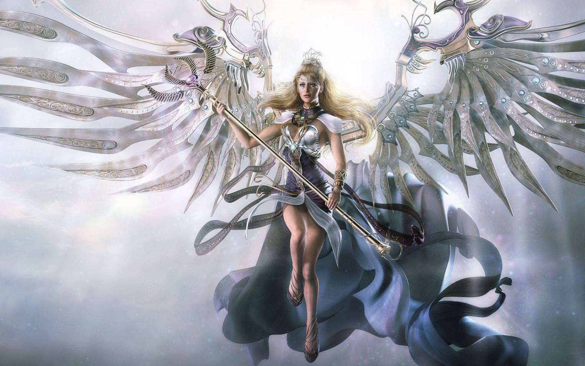 1920x1200 Red Fantacy female angels. Angel, Art, Beautiful, Beauty