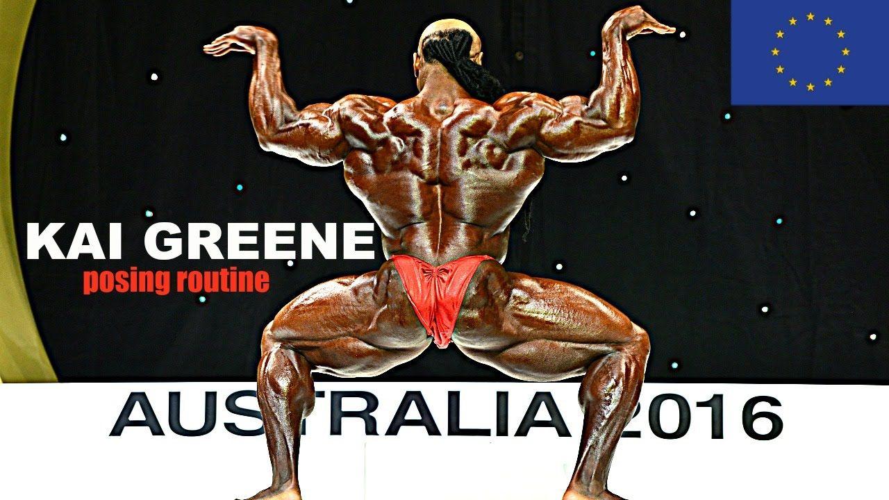 1280x720 Kai Greene (HD) Posing. AC Australia 2016 (for Germany Europe)