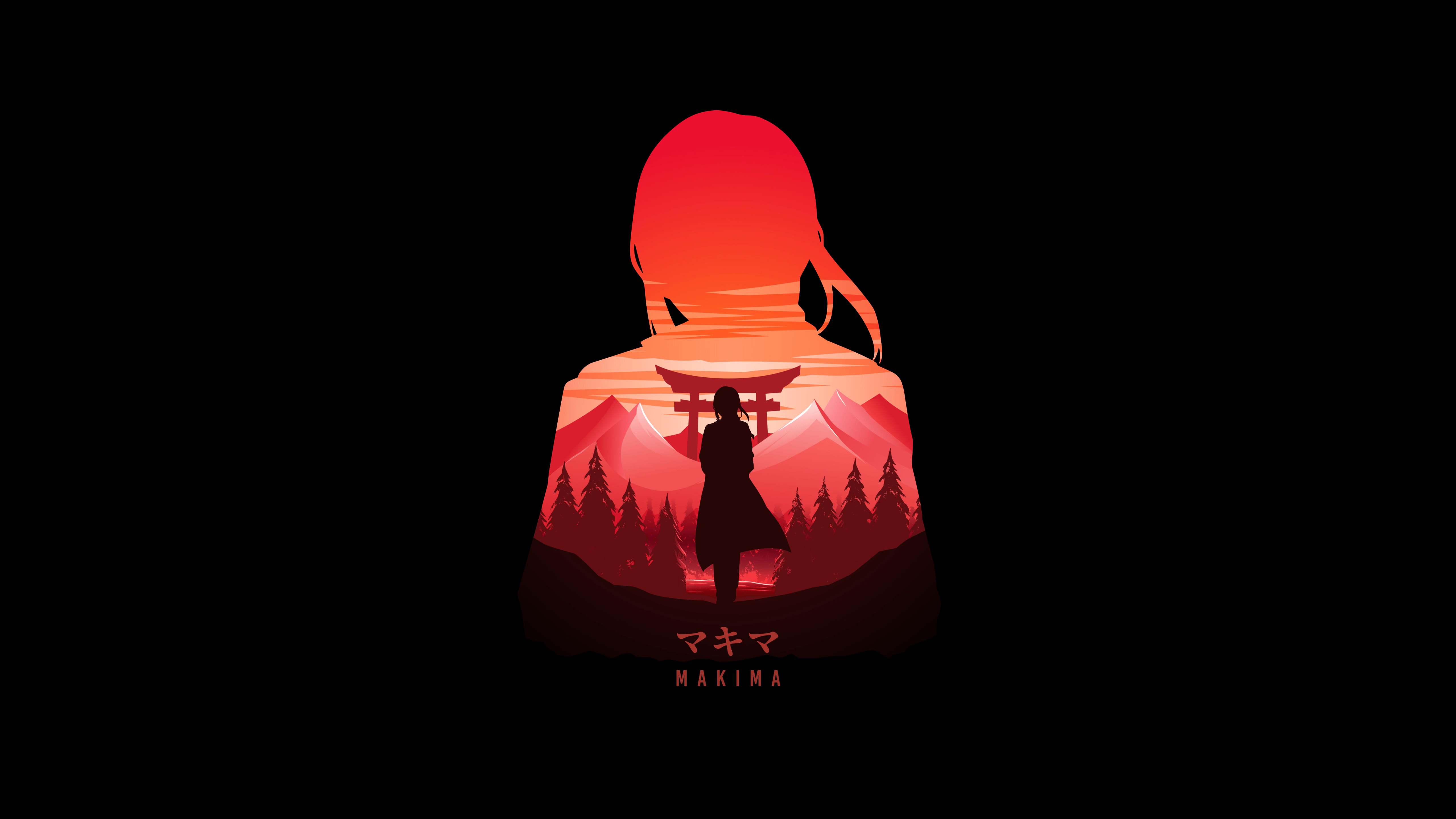 5120x2880 Makima Wallpaper 4K, Chainsaw Man