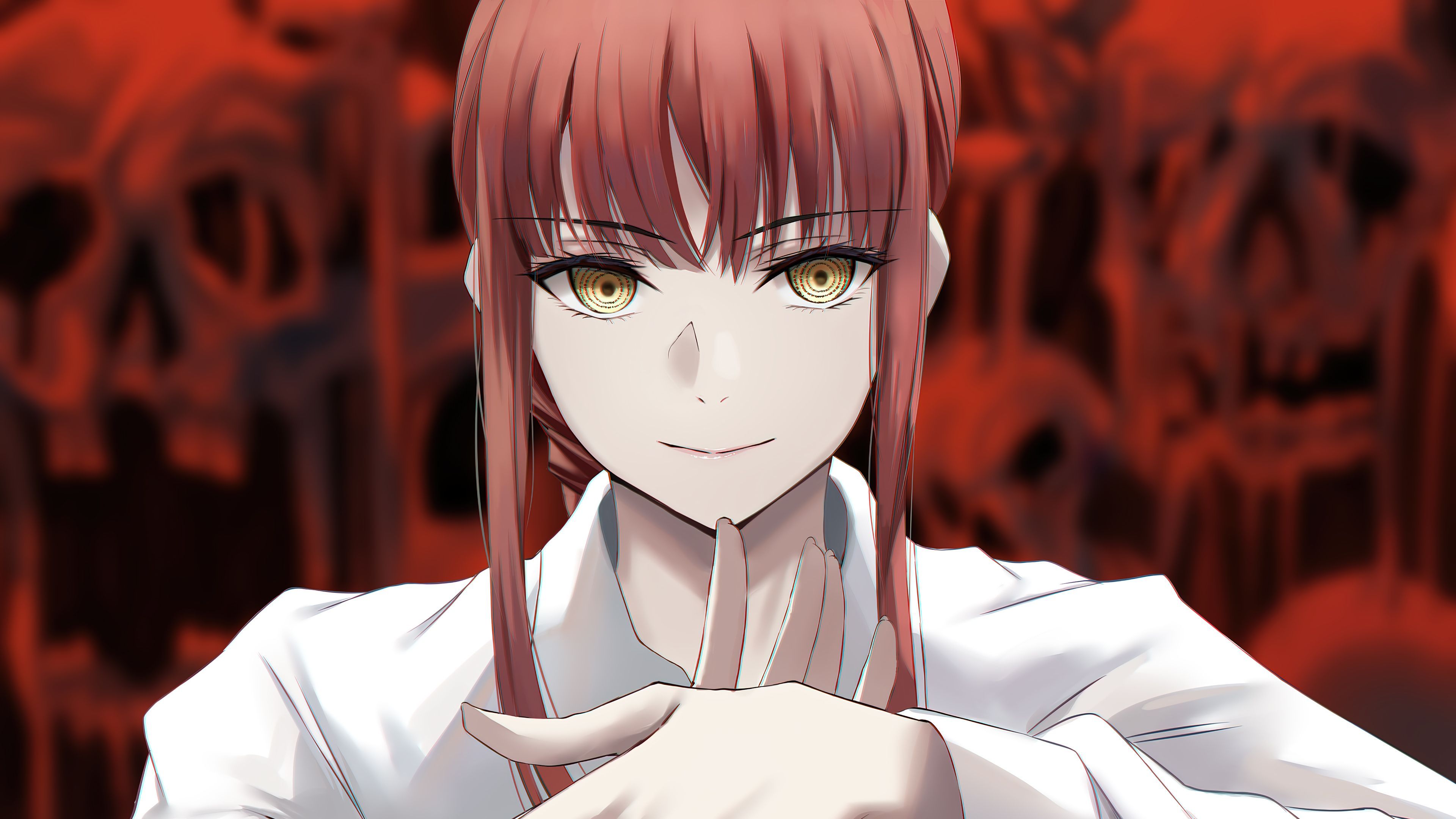 3840x2160 Chainsaw Man Makima Wallpaper 4K PC