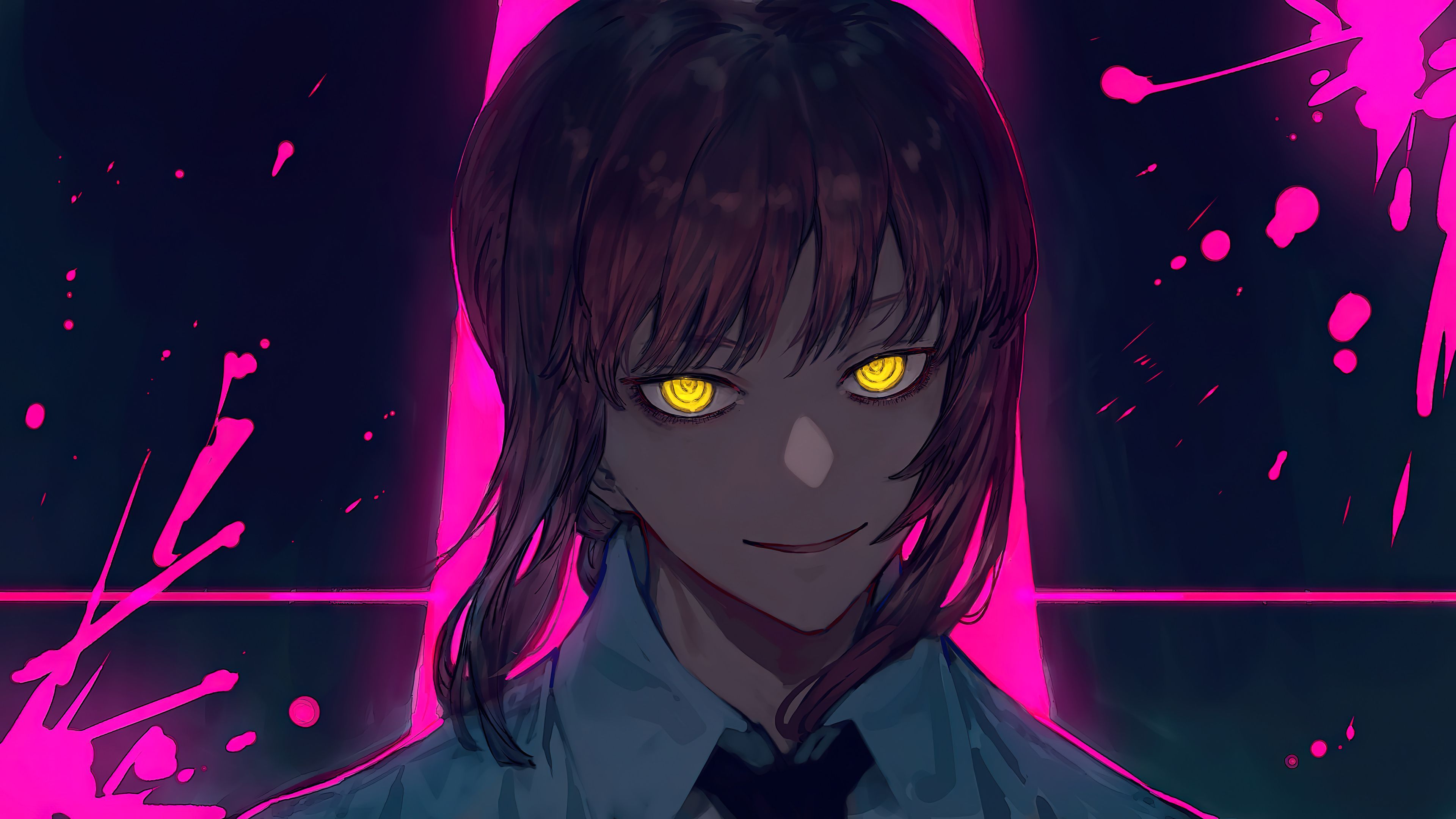 3840x2160 Chainsaw Man Makima 4K Anime Wallpaper