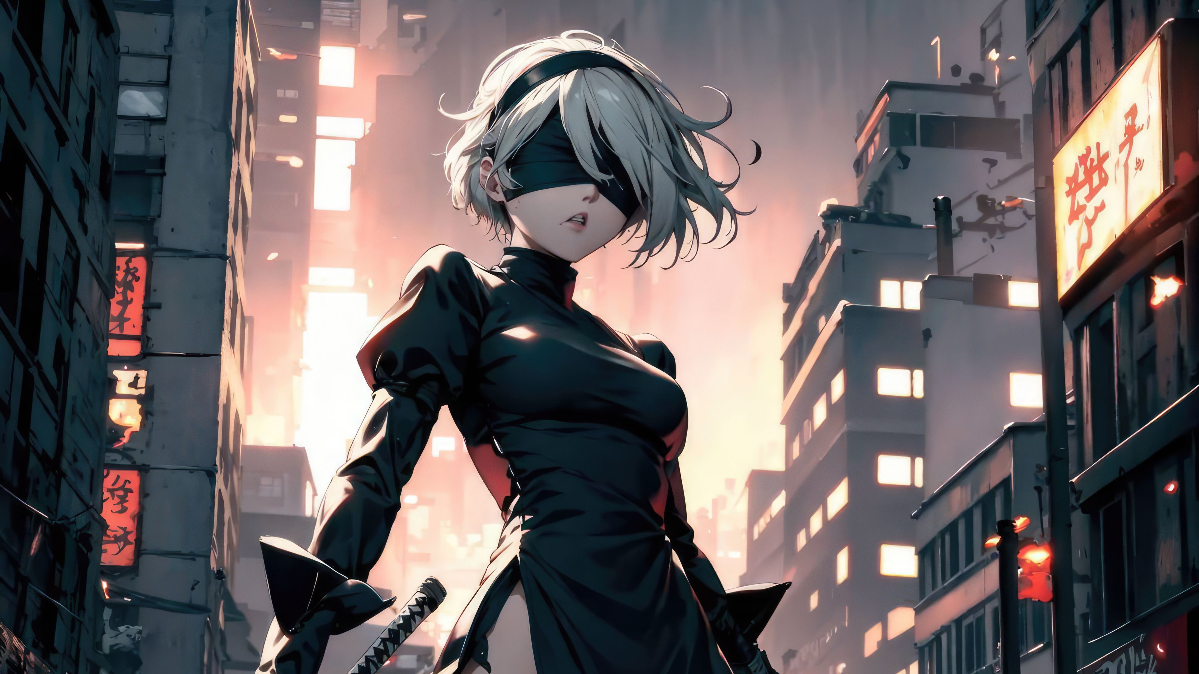 3840x2160 YoRHa 2B NieR Automata 4k Wallpaper, HD