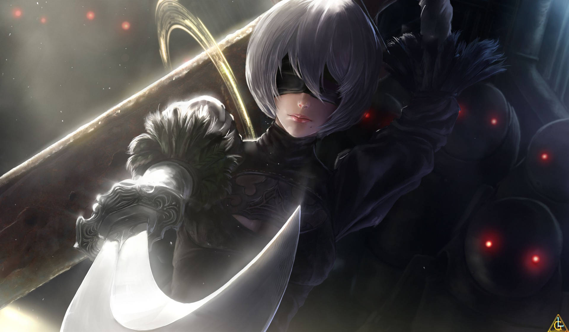 1920x1122 Fierce 2b From Nier: Automata Wallpaper