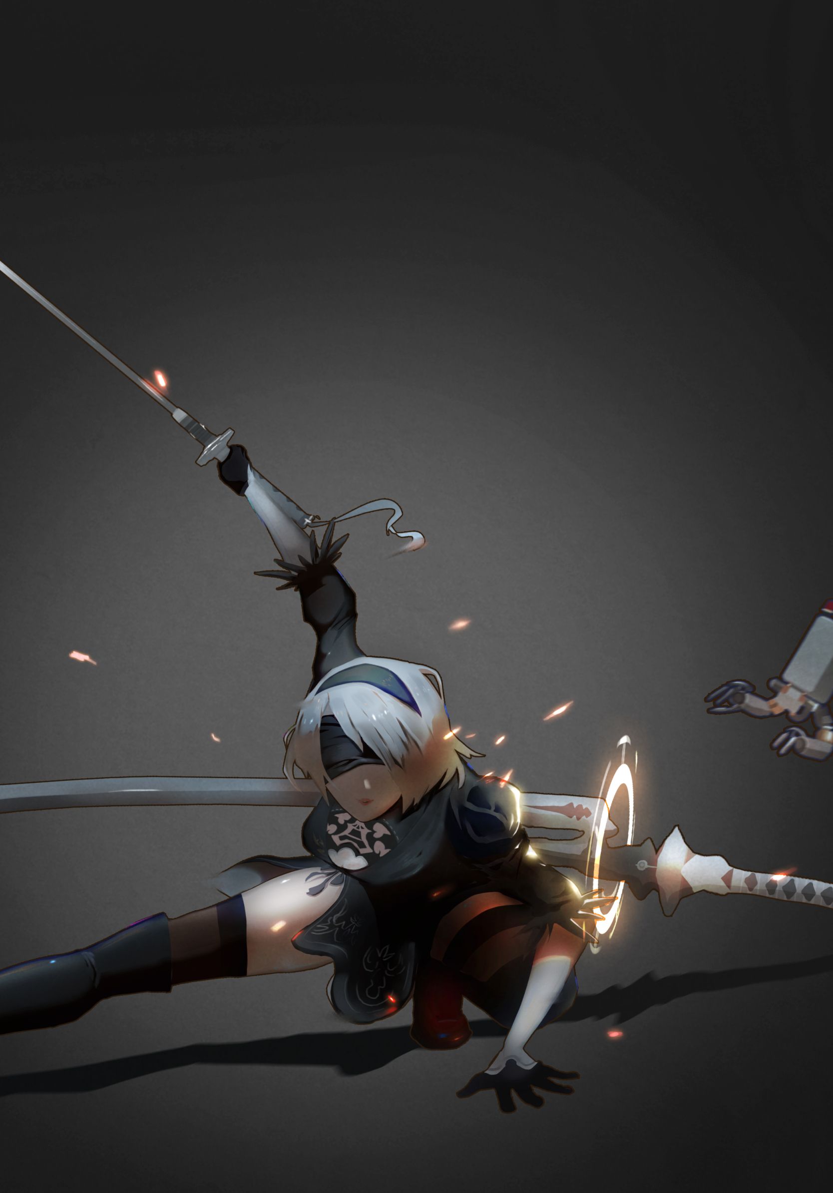 1668x2388 Resolution 2B Nier Automata