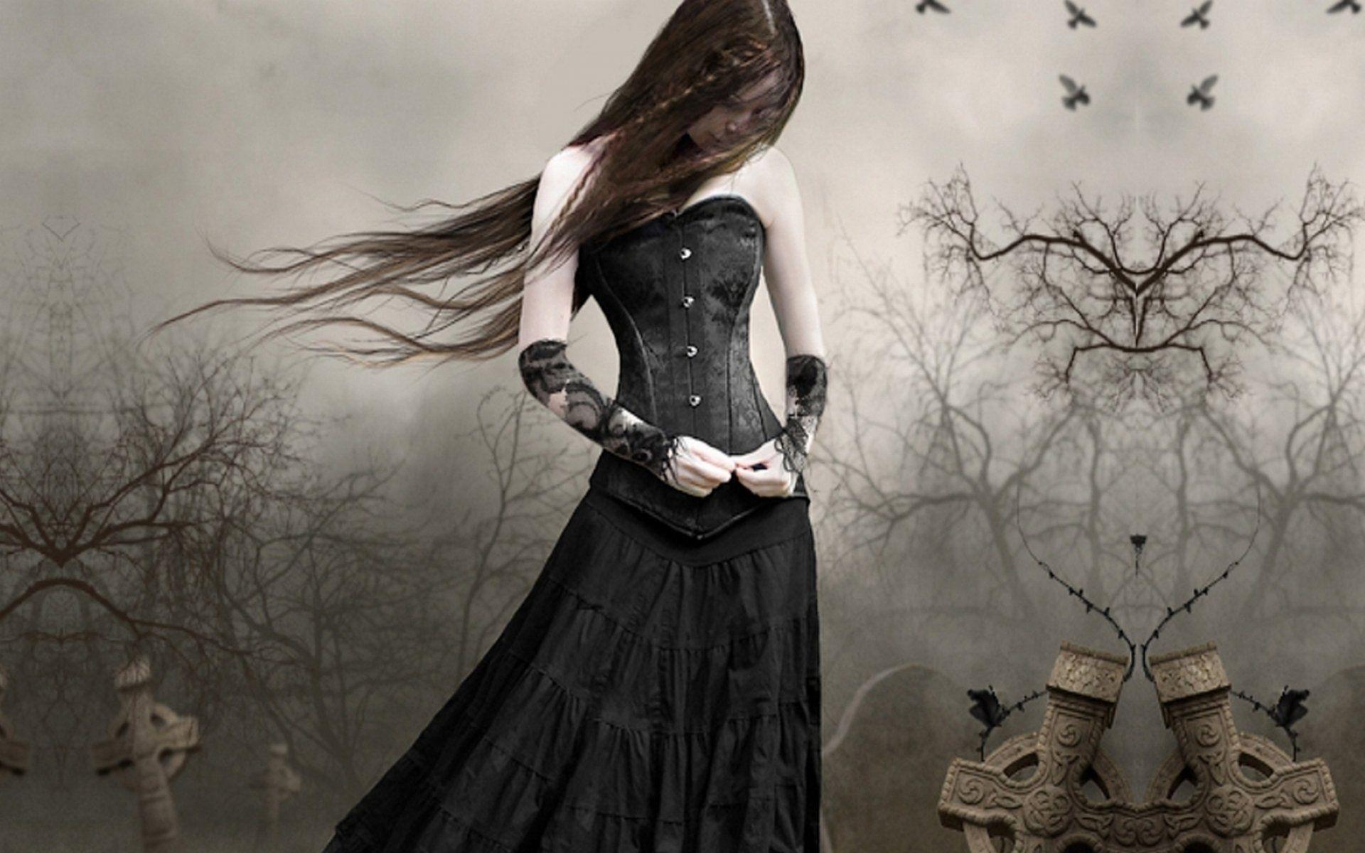 Gothic Girl Art Wallpapers Top Free Gothic Girl Art Backgrounds
