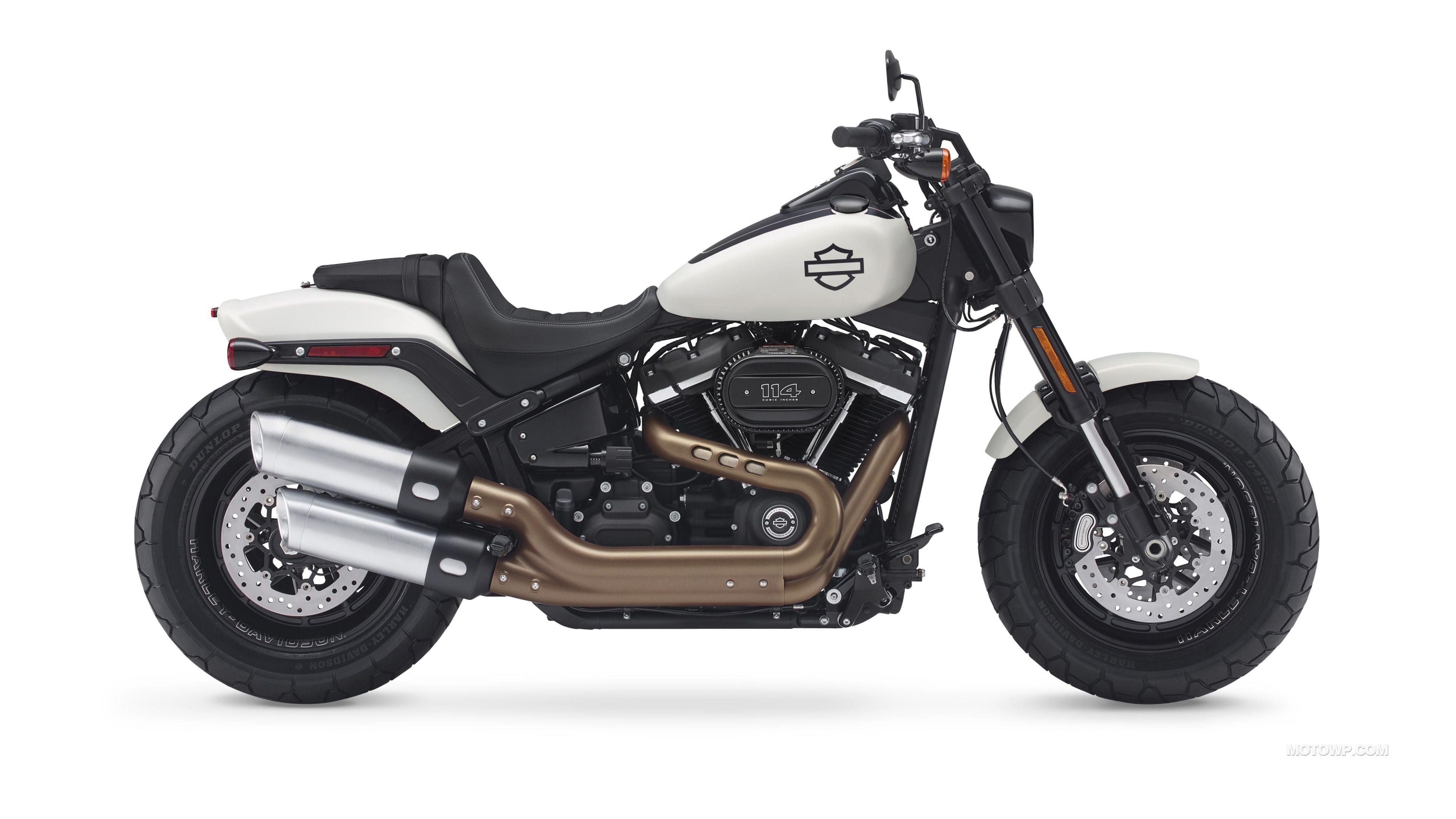 3840x2160 Motorcycles Desktop Wallpaper Harley Davidson Softail Fat